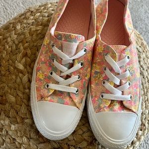 Converse All Stars-pink floral print